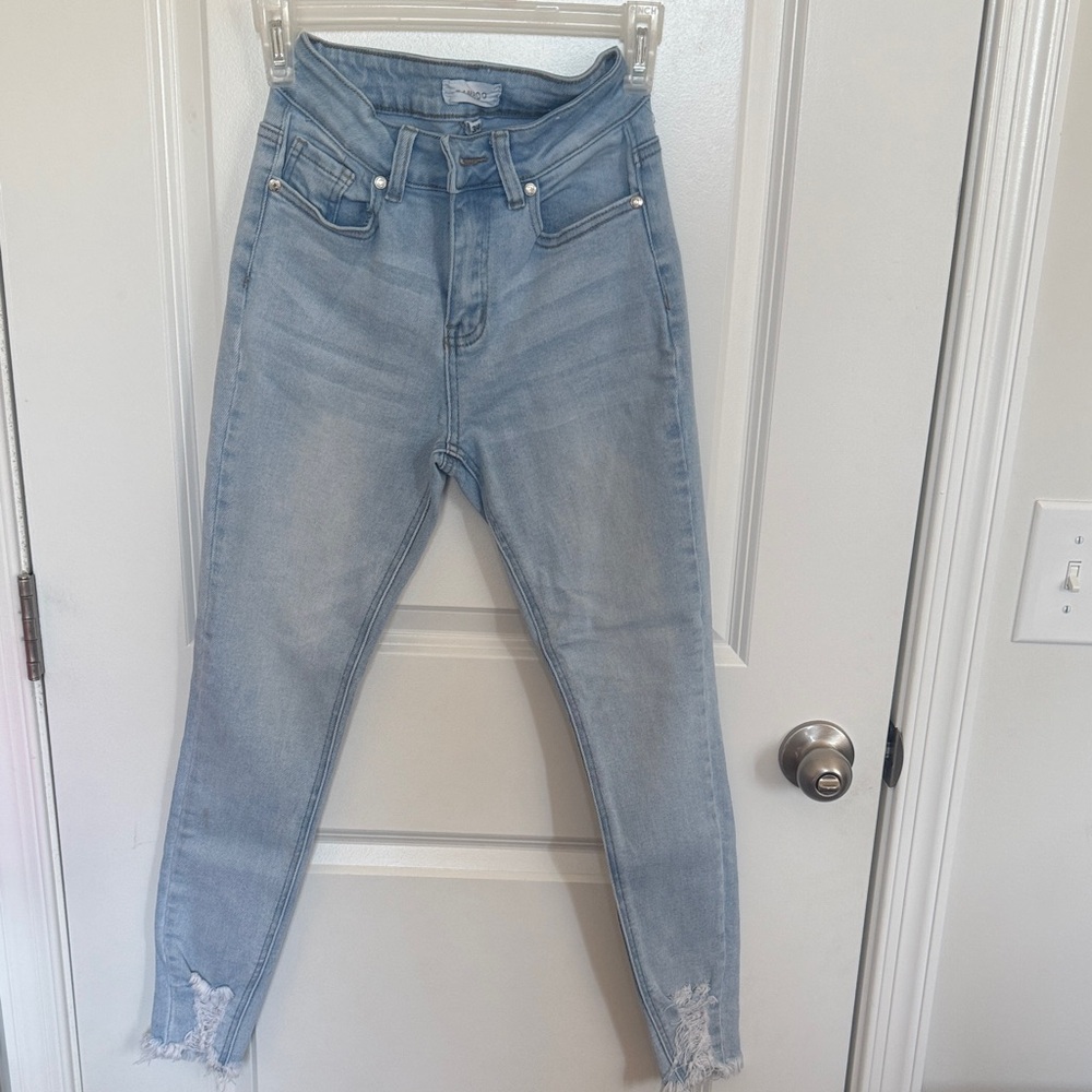 BAMBOO Light Blue High Rise Women's Jeans